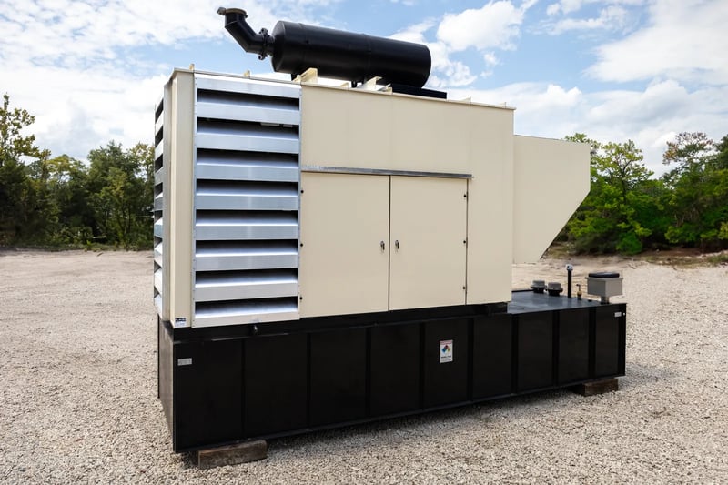 500 KW Baldor #IDLC500-D2, generator, enclosed, 500 hours, #091263