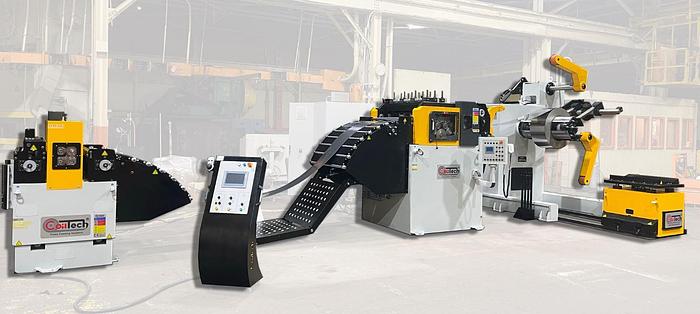 20000 lb. Coiltech #CMFL-UL80-1000-10, complete servo feed line, 39.37" width, new