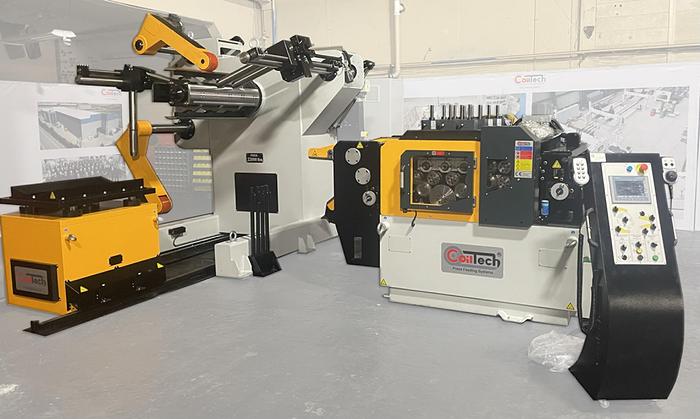 20000 lb. Coiltech #CMFL-UL80-1000-10, complete servo feed line, 39.37" width, new