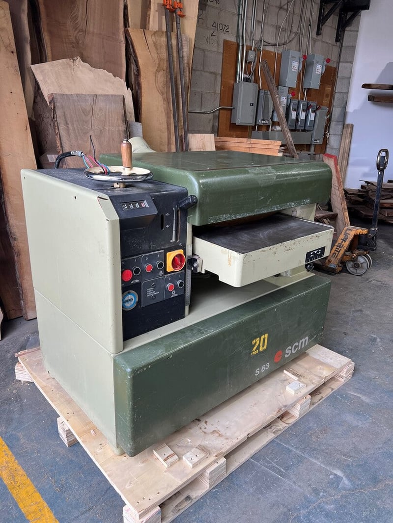 24.8 x 9.45 SCM S63B thickness planer straight knife 600 V