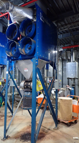 Donaldson Torit #DFT-2-4, Dust Collector System, Bag In/Bag Out Filter Housing, Exhaust Blower, Final Filter