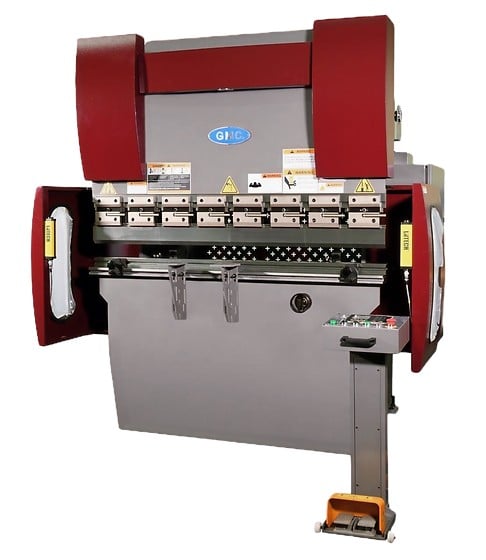 33 Ton, GMC #HPB-3305CNC, CNC Press Brake, 5' overall, Estun Control, 24" Back Gauge