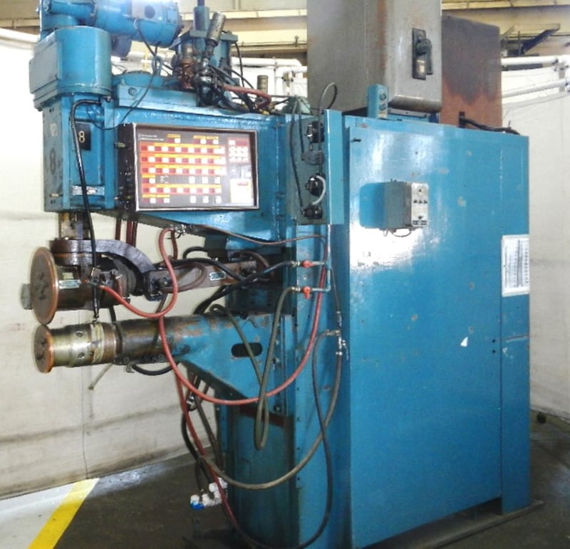 125 KVA Sciaky #PMM2TCK-125-36-10, Seam Welder, 60000 Amp., 10" x 36" Throat Dim., 4000 lb. @ 80 PSI