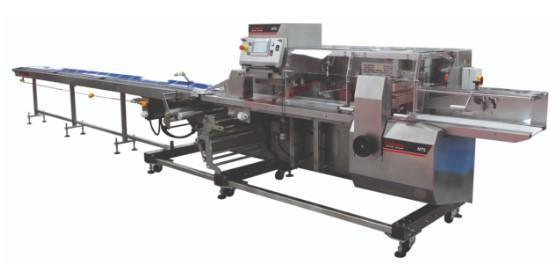 Redpack #NTS, Flow Wrapper, 10' Infeed, Herma 500 Label Applicator, 2021