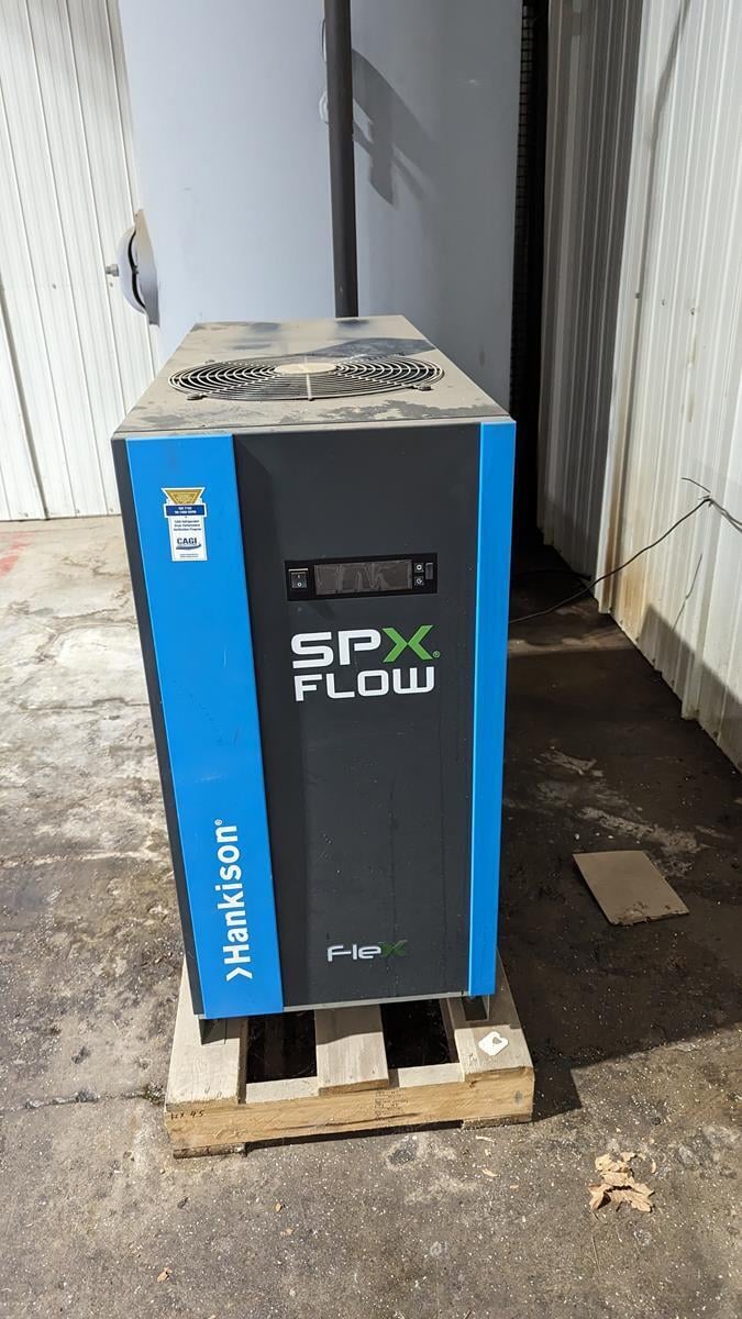 450 scfm, 100°F, 100 psig, Hankison #FLX4.5, compressed air dryer, new, never used