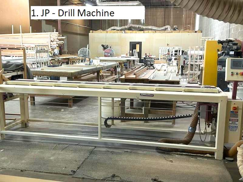 Louver Router Lot of Various CNC Routers, Louver Drill, Vertical Panel Saw, Saw Gear ...