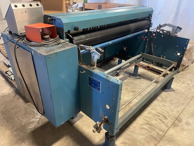 60" Rosenthal #Sheet-Master-60, 0-140 FPM, Scissors Action Shear Up Cut, 1993