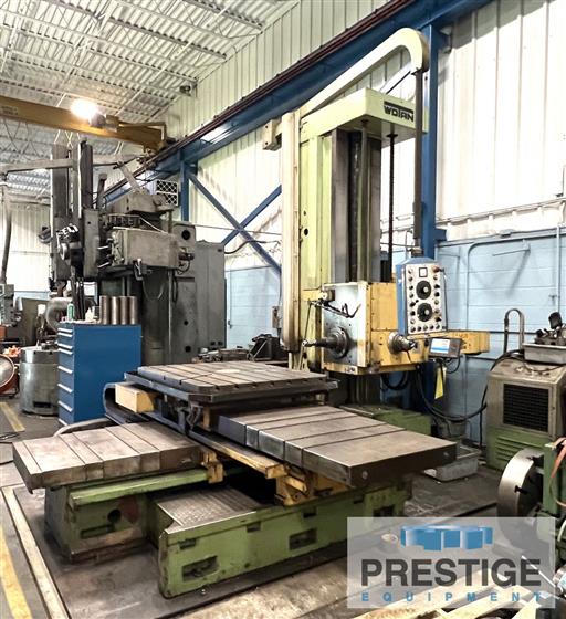 4" Wotan #B105M, Y-51" vertical, X-72" cross, 44" x 54" rotary table, #50 taper, readout, #43532