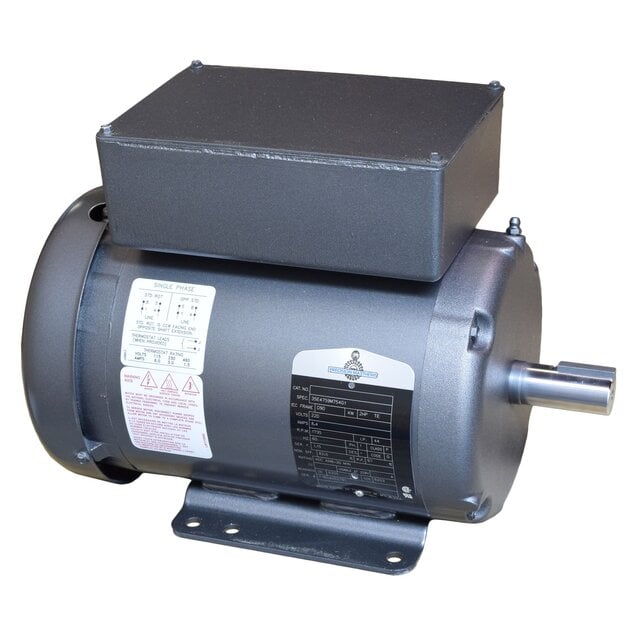 2 HP 1735 RPM Baldor motor, Frame D90, 220 Volts, 1 phase