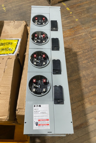 800 Amps, Eaton #3MM412R, Meter Stack 800A Max 125A Branch 208Y/120V 3PH 4 Socket