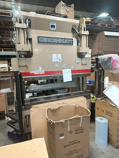 60 Ton, Cincinnati #Pro-Form-4, CNC press brake, 6' overall, 54" between housing, 11" stroke, 20" open, foot