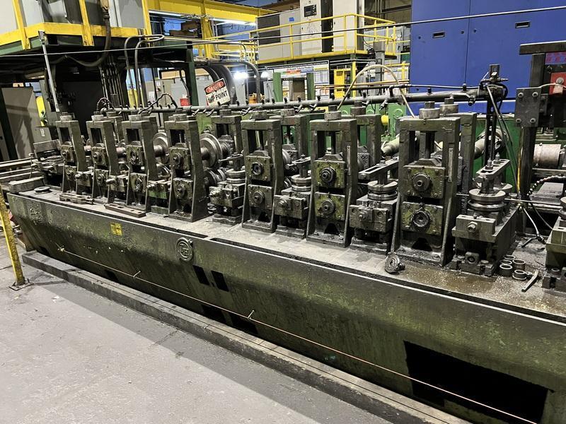 2-1/2" x .128" Turek & Heller, laser Stainless tube mill line, 9 FPM