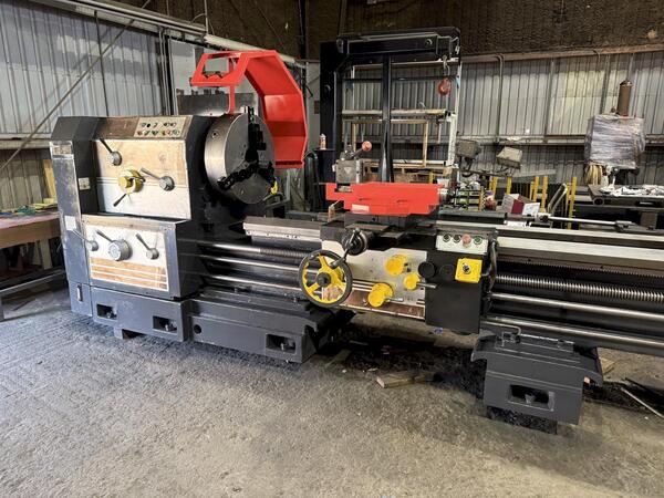 30" x 120" Vantage #30120, engine lathe, quick change tool post, 3-jaw 34" chuck, inch/metric