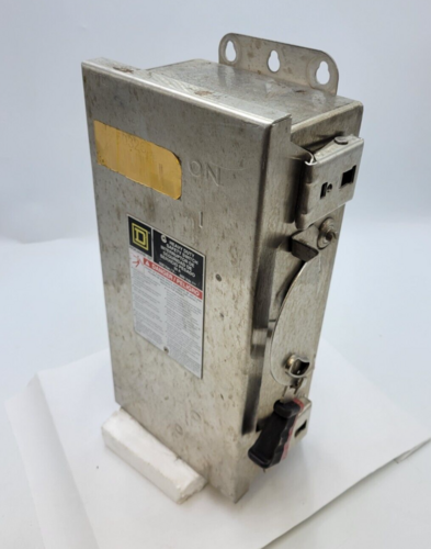 Interrupteur De Sécurité Robuste Square D H361NRB - 30A, 600V, 3 Pôles, NEMA 3R - Neuf, Pour Panneau électrique