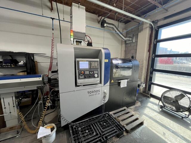 Tornos #Swiss-GT-26/6, CNC Swiss type lathe, 2022