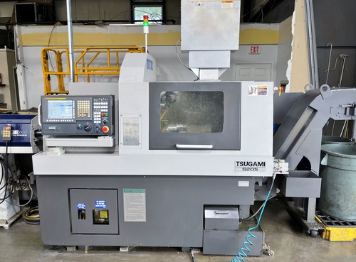 Tsugami #S205, Fanuc 32iMB Control, Edge Minuteman 320 Bar Feeder