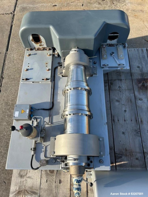 Flottweg #Z23-4/941, Tricanter Seperator, Stainless Steel, 2.3 kg/dm3 sediment density, 5000 RPM Bowl, 460 V