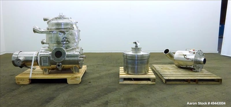 Westfalia #BKA35-86-076, Solid Bowl Disc Centrifuge, Stainless Steel, 5000 RPM Bowl, 25 HP, 230/460 V