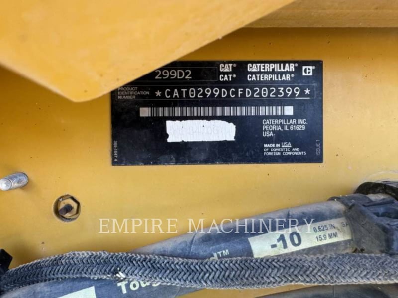 Cat 299D2, Skid Steer Loader, 2742 hours, S/N: FD202399, 2017 For