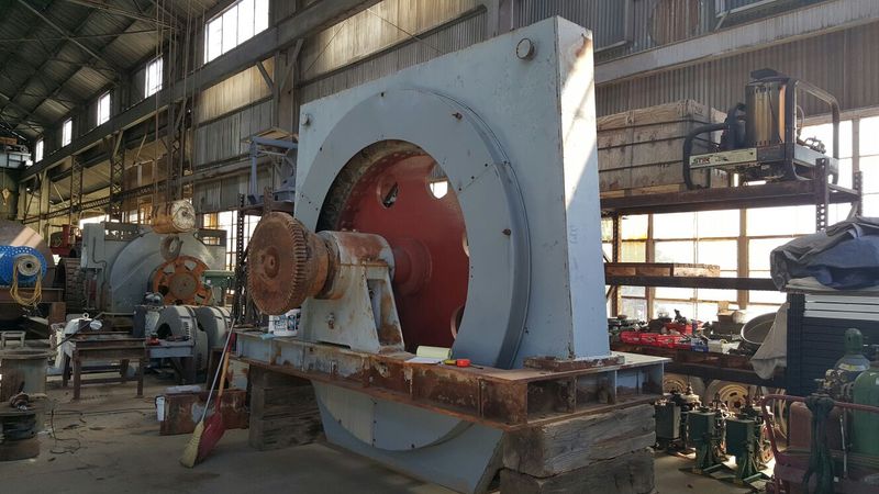 1250 HP 200 RPM General Electric, Frame 6524L, PF1,144a Stator, 35a fld, 250 VF, 4160V.(3 available)