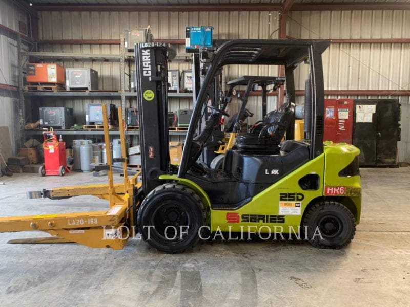 Clark S25D, Forklift, 1348 hours, S/N: S232D001712004, 2020