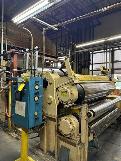 Black Clawson, 2 roll calendar stack, 60"