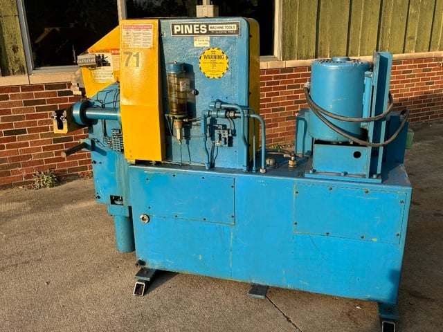 1-1/4" Pines #3T, hydraulic vertical bender, 0.065" wall x 1.250", 140° bend angle. operator palm buttons