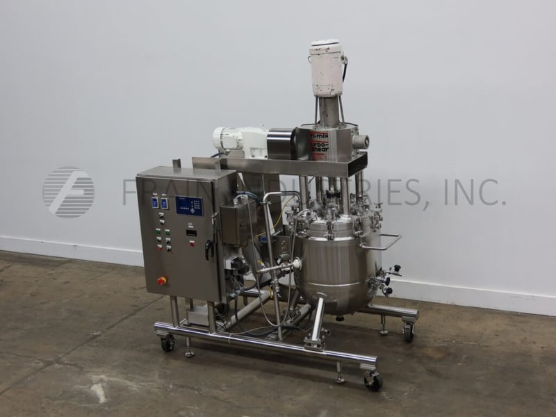 33 gallon Lee #125LD12T, 125 liter, 316 Stainless Steel jacketed kettle, 25-1/2" ID x 30" deep, tilt out