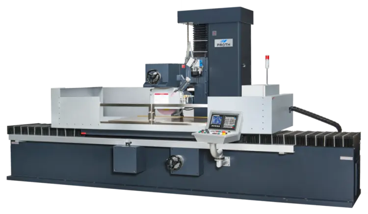 29.5" x 59.1" Proth #PSGO-75150AHR, Reciprocating Surface Grinders, Over Arm, 1.97" width x 13.98" diameter