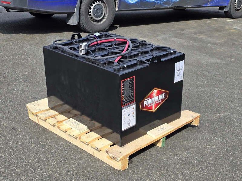 Motive Energy Systems #24-85RF-15, forklift battery, 48 V., 595 amp hours, refurbished