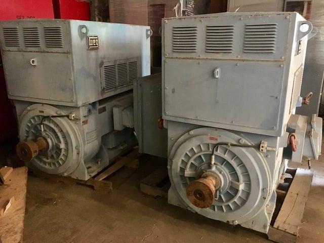 250 HP 3600 RPM Weg, Frame 5010, WPIIBB, 4000 Volts