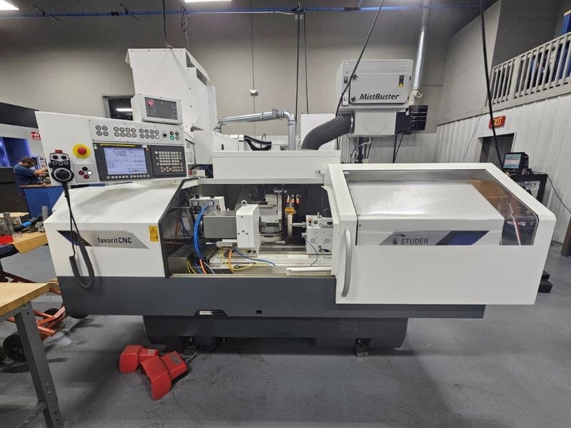 Studer #Favorit, CNC Cylindrical Grinder, Low Hours, Fanuc Oi-TD, Tailstock, 2021
