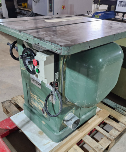 General (Canada) #350, cabinet table saw with fence, 5 HP, 575 V., serial #AD 2790