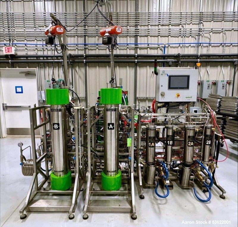 Apeks #5000-20LX20L2ST, High Output CO2 Extraction System, 140-200 lbs./day  dried biomass, 5000 psi For Sale | Surplus Record