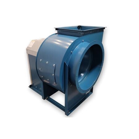 7000 cfm @ 4 S.P., Twin City #BCV222C, industrial centrifugal fan, 22" wheel diameter, 7.5 HP TEFC Teco