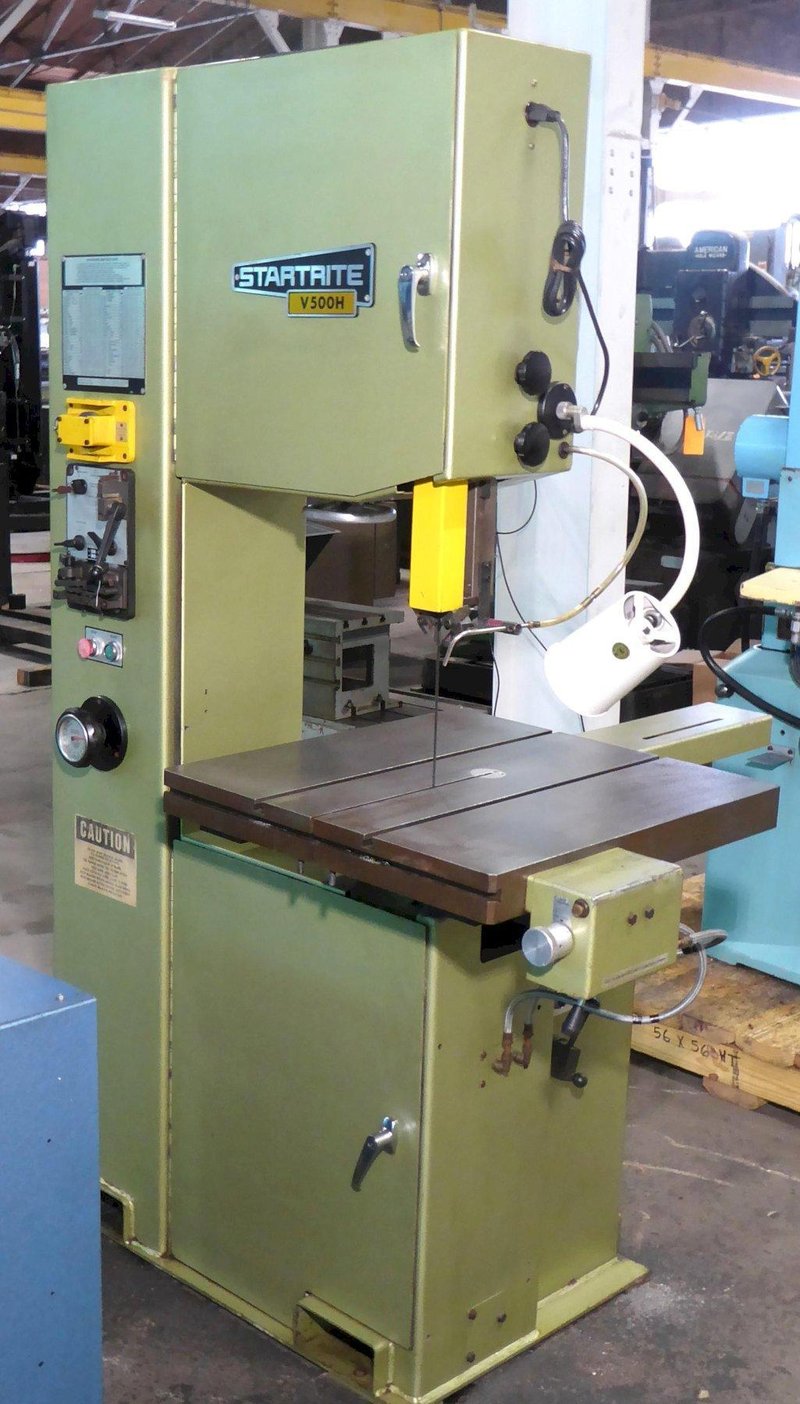 20" x 14" Startrite #V500H, vertical band saw, hyraulic table, nice