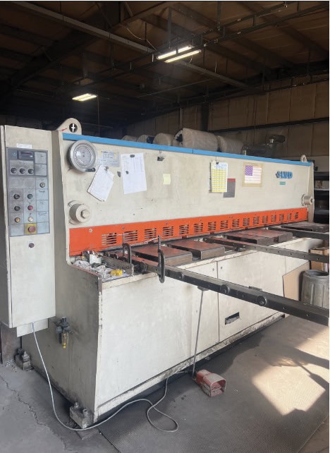 1/4" x 10' LVD #HST-C-25/10, hydraulic shear, 40" backgauge travel, 1994