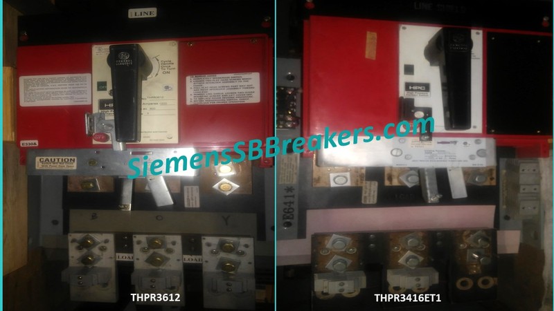 1200-1600 Amp. General Electric, THPR3412B, 3612ET and THPR3416ET