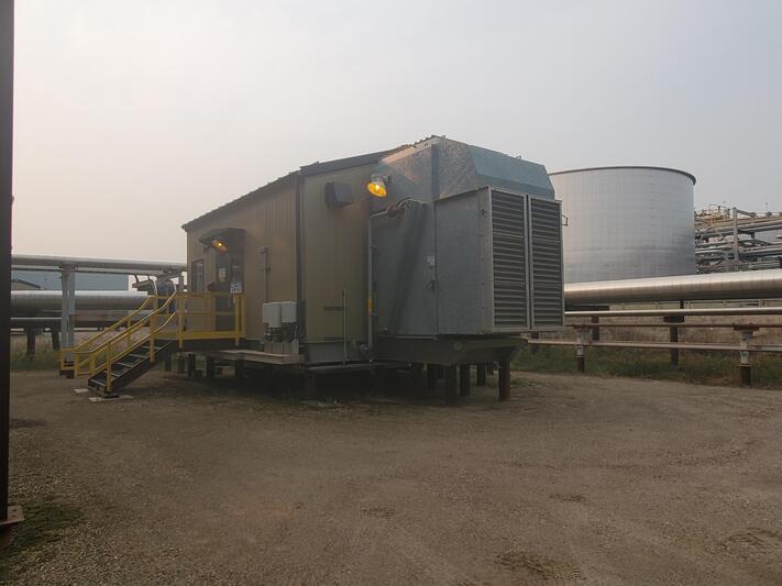 400 HP Ariel #JGR/2, reciprocating compressor, 2-stage, Baldor 33CG5012Z engine, 2012