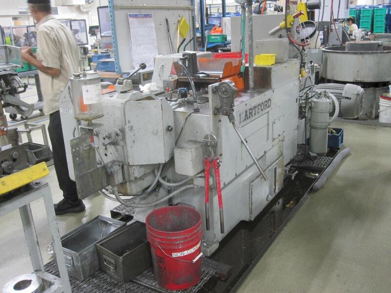 3/16" x 3" Hartford #3-500, high speed long stroke single die cold header, 500 PPM, 15 HP