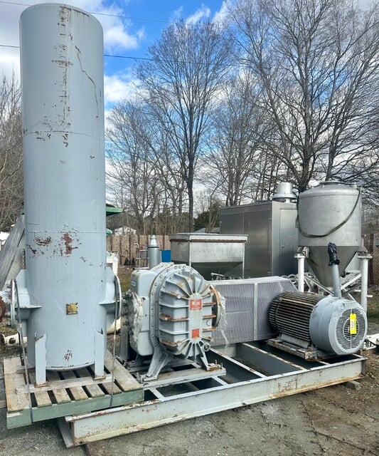 Roots #12X12-Ras-Whispair, PD blower package, 11" dia. inlet/outlet, 200 HP, 1785 RPM motor, 460 V.