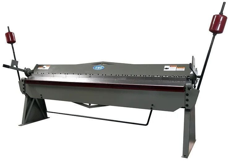 12 gauge x 8' GMC #BB-812-6HD, heavy duty manual box & pan brake, 1-9/16"beam opening,new