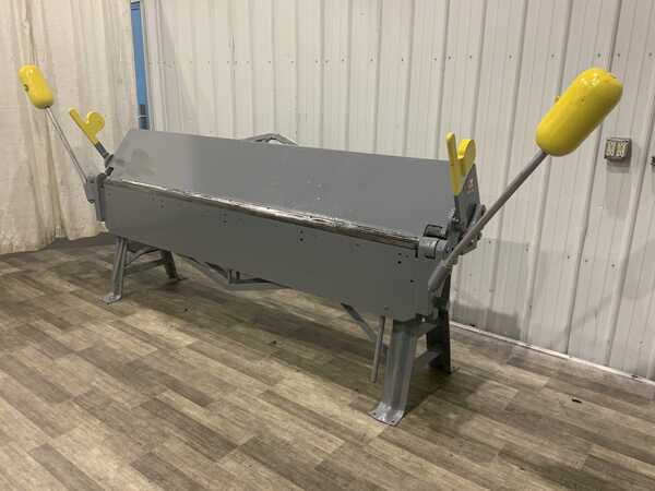 14 gauge x 8' Dreis & Krump #814, apron brake, manual clamping, 33-1/2" passline height