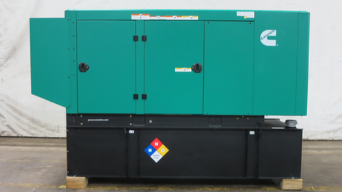 100 KW Cummins #C100D6D, diesel generator set, sound attenuated enclosure, 277/480 Volts, new, 2024