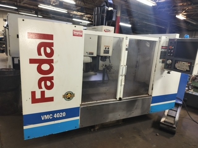 Fadal #VMC4020HT, CNC vertical machining center, 40" X, 20" Y, 20" Z, 21 automatic tool changer, rigid