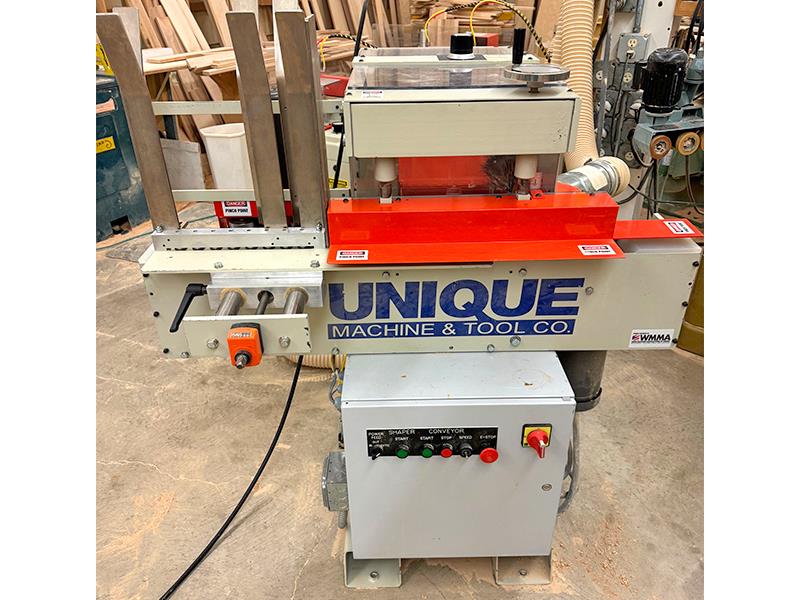 Unique #318-3, automatic shaper (rails), 1-1/4" spindle, 2006