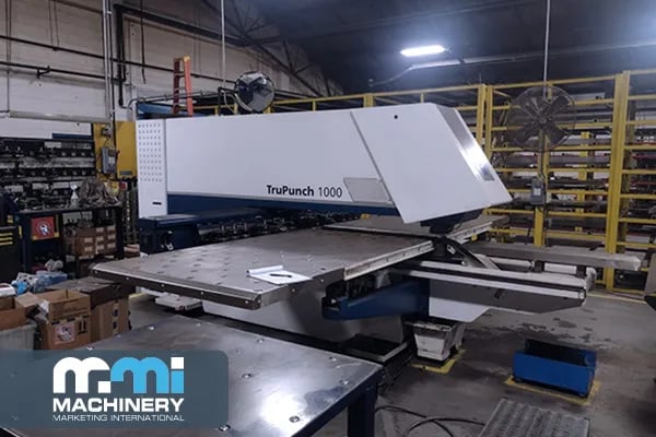 18.5 Ton, Trumpf #1000, turret punch press, 2011