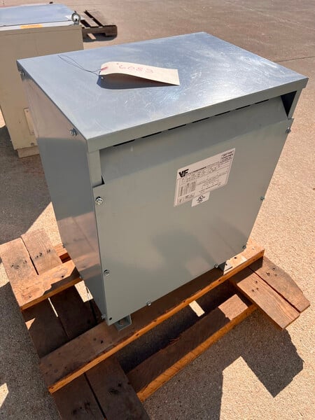 75 KVA 480 Primary, 208Y/120 Secondary, Acme Transformer, multi-tap, dry, #6089