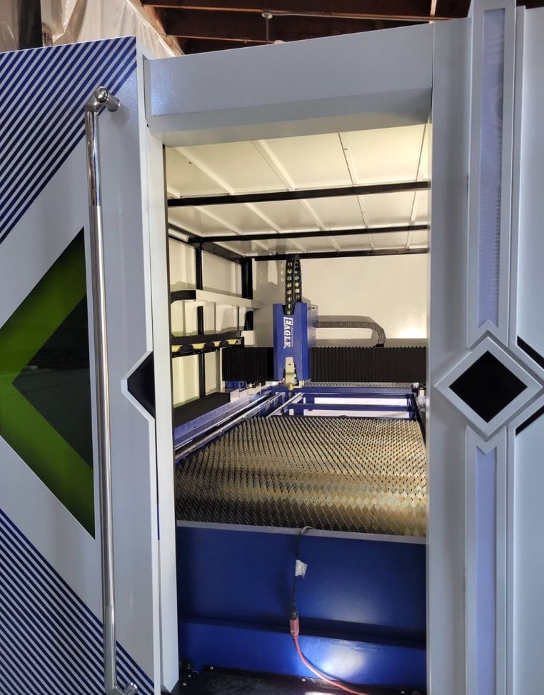 Eagle #LF-1530, Fiber IPG Laser Cutting Machine, 3000 watt, 5' x 10', 2025