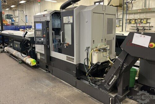 Tsugami #SS38MH-5AX, Swiss type automatic screw machine, Fanuc 31i